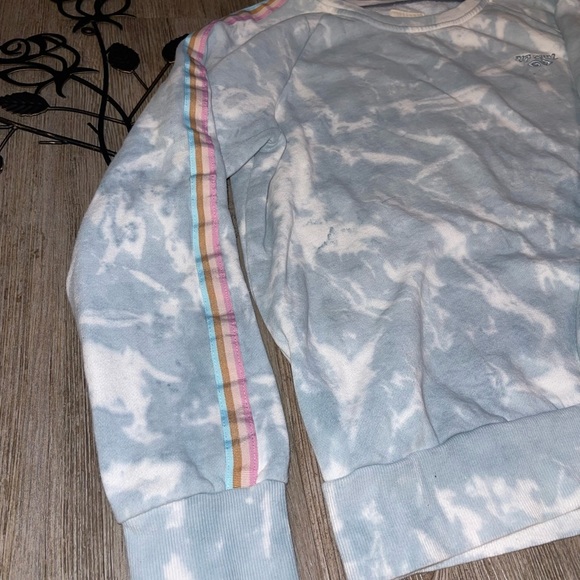 Rip Curl Twin Fin Crewneck Sweatshirt Tie Dye Size Extra Small - Picture 2 of 5